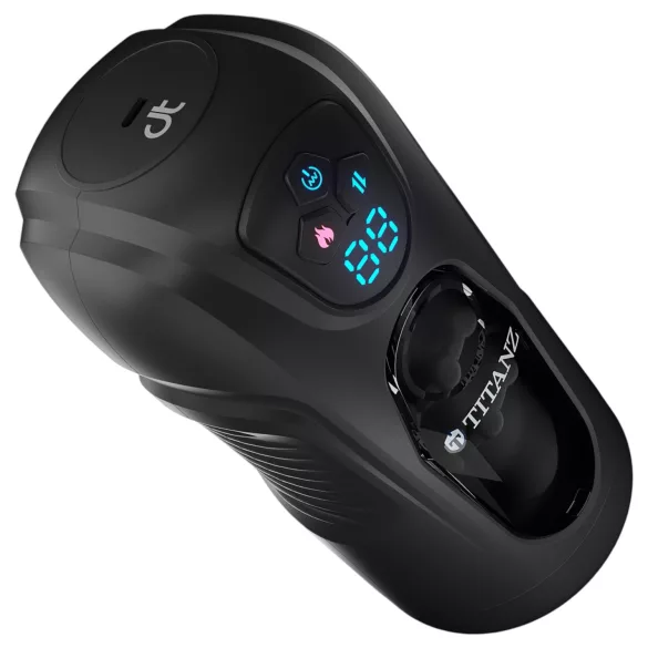 Titanz Ultimate Heat & Thrusting - masturbator automat (negru)