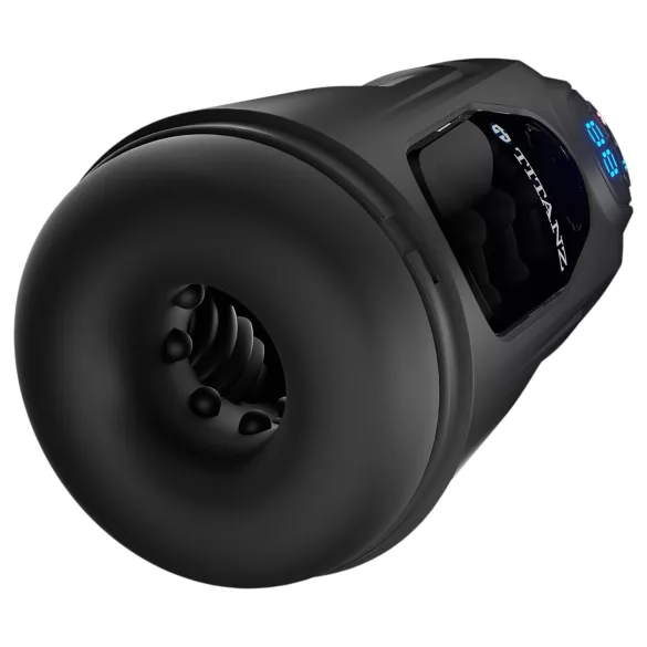 Titanz Ultimate Heat & Thrusting - masturbator automat (negru)
