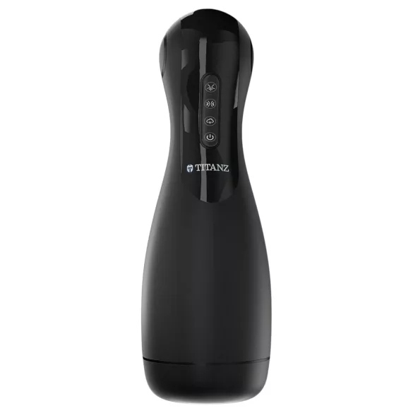 Titanz Ultimate Squeeze & Suck - masturbator automat (negru)