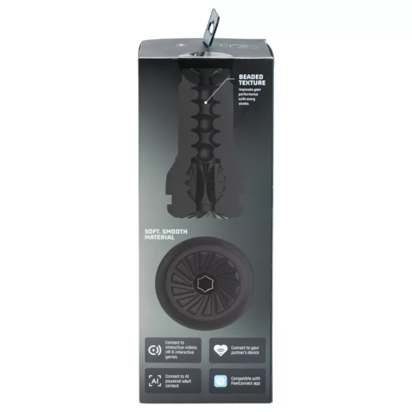 Masturbator de buzunar Kiiroo PowerBlow + Feel Pocket (negru)