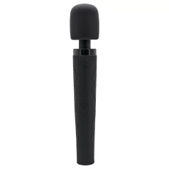Pixey Deluxe Black Velvet - vibrator tip baghetă L (negru)