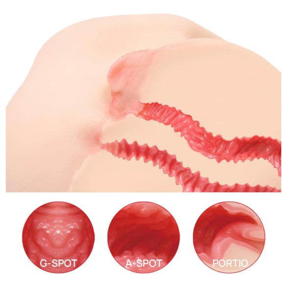 Kokos Vanilla 004 - masturbator tip torzo realist - silicon natur