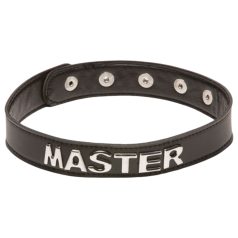 X-Play Master - guler BDSM reglabil - piele neagră