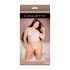 Coquette - set lenjerie dantelată - alb (XL)