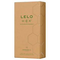LELO Hex Organic - prezervative potență - 12 bucăți
