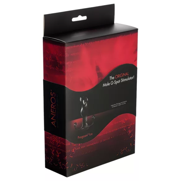 Aneros - dildo pentru prostată - stimulare intensă - silicon negru