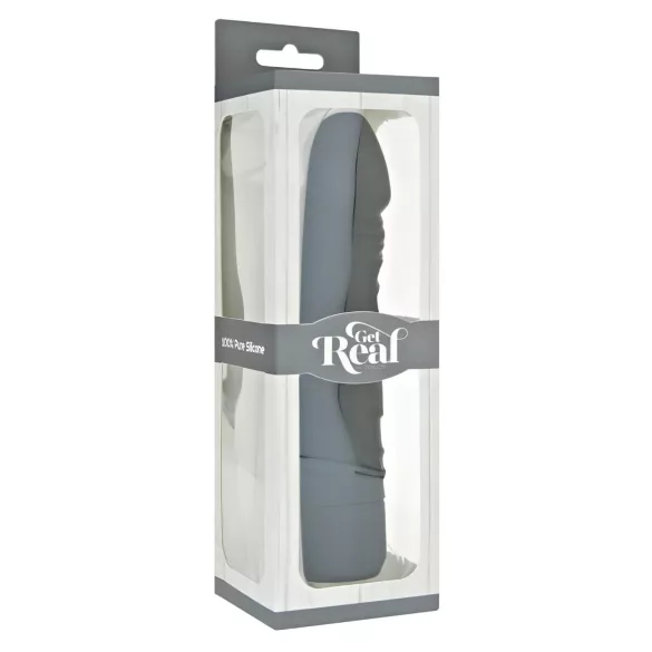 Classic Get Real - vibrator realist din silicon - negru