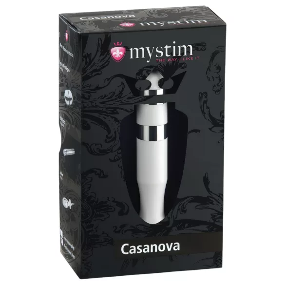mystim Casanova - dildo electro - stick - alb