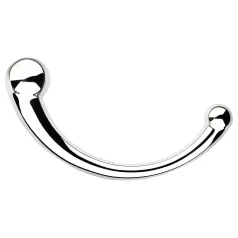 NJOY Pure Wand - dildo cârlig anal (argintiu)