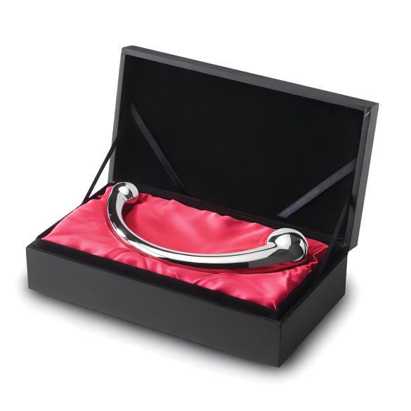 NJOY Pjur Wand - dildo anal cu cârlig - oțel inoxidabil argintiu