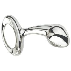 Njoy S - mic plug anal metalic (argintiu)