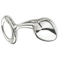 Njoy L - dop anal mare din metal (argintiu)