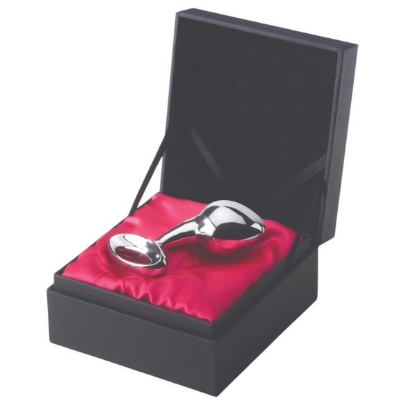 Njoy - plug anal mare din metal - argintiu