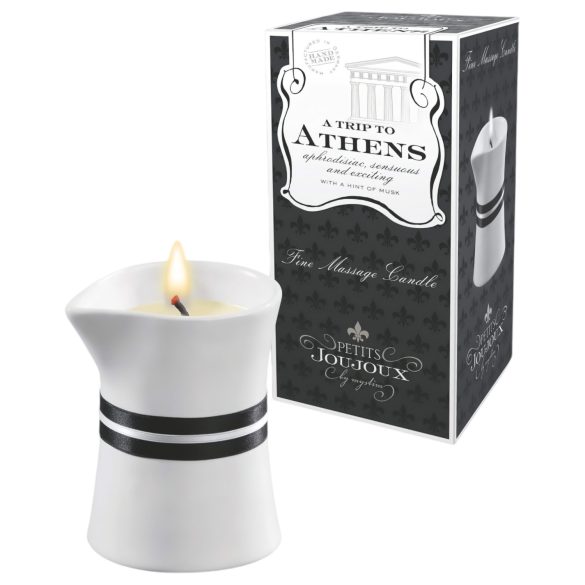 Petits Joujoux Athens - Lumânare de masaj Parfum de mosc (120ml)