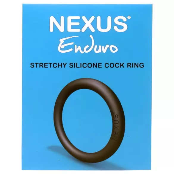 Nexus Enduro - inel pentru penis - silicon - negru