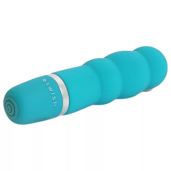 B SWISH Bcute Pearl - vibrator rezistent la apă cu perle - turcoaz