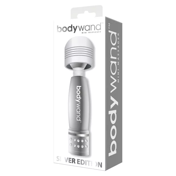 Bodywand - mini vibrator masaj - vibrații puternice - argintiu