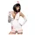 Obsessive - costum asistentă sexy - set complet - alb (S/M)