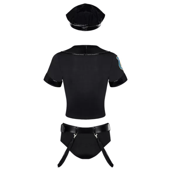 Obsessive - Costum polițistă sexy - set complet - mărime S/M