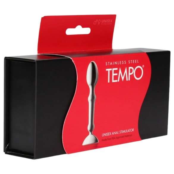 Aneros Tempo - dildo anal de oțel (argintiu)