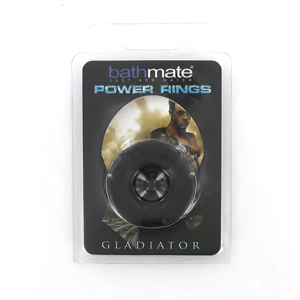 BathMate - inel pentru penis Gladiator - silicon - negru