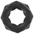 BathMate - inel pentru penis din silicon - negru - Spartan