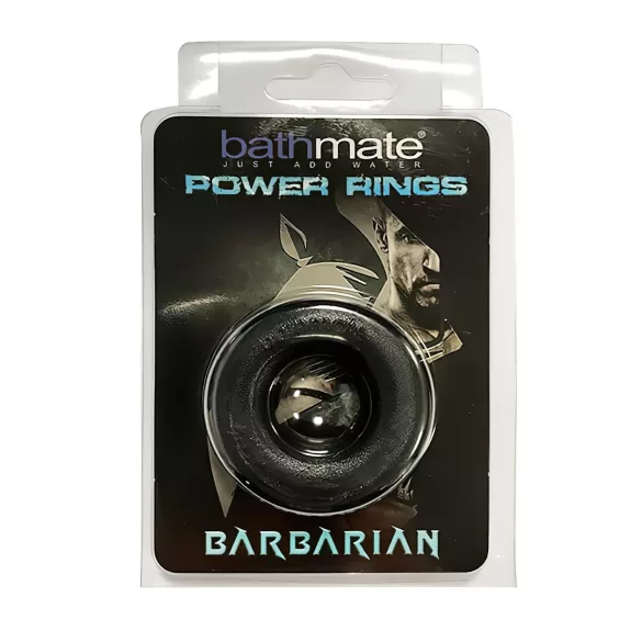 BathMate - inel pentru penis Barbarian - silicon - negru