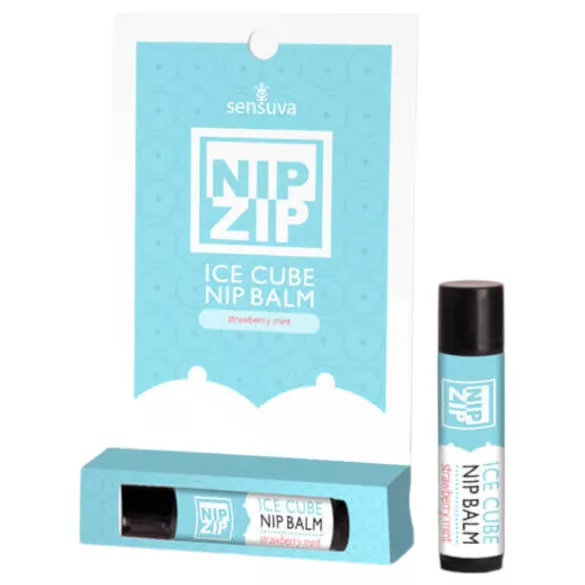 Sensuva - Gel răcoritor pentru sfârcuri - aromă căpșuni-mentă - 4 g