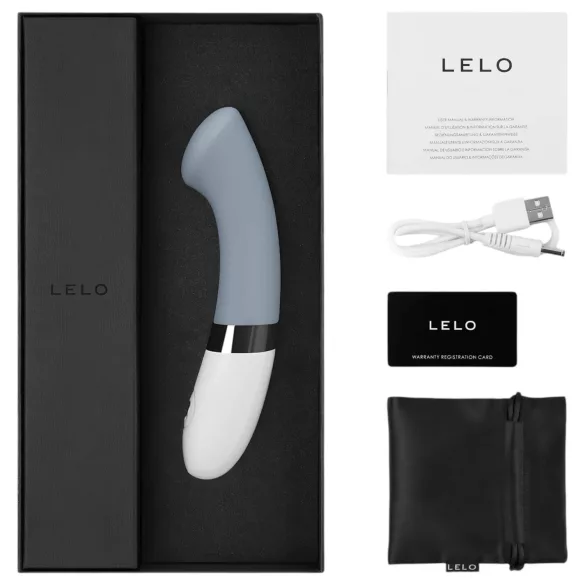LELO Gigi 2 - vibrator pentru punctul G - silicon - gri