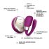 LELO Tiani 3 - vibrator cuplu din silicon (violet)