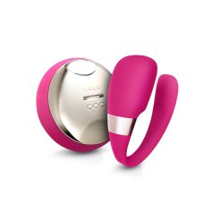 LELO Tiani 3 - vibrator pentru cupluri din silicon (roz)