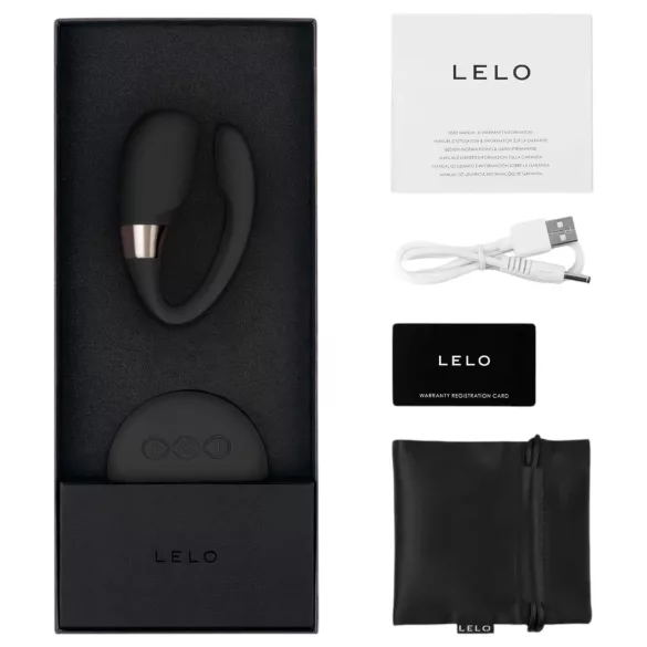 LELO Tiani 3 - vibrator pentru cupluri - silicon - negru