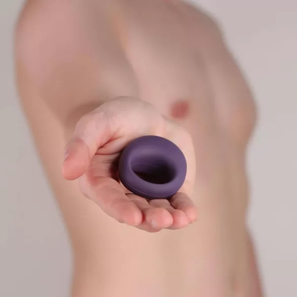 Je Joue - inel pentru penis cu vibrații, reîncărcabil, rezistent la apă, mov