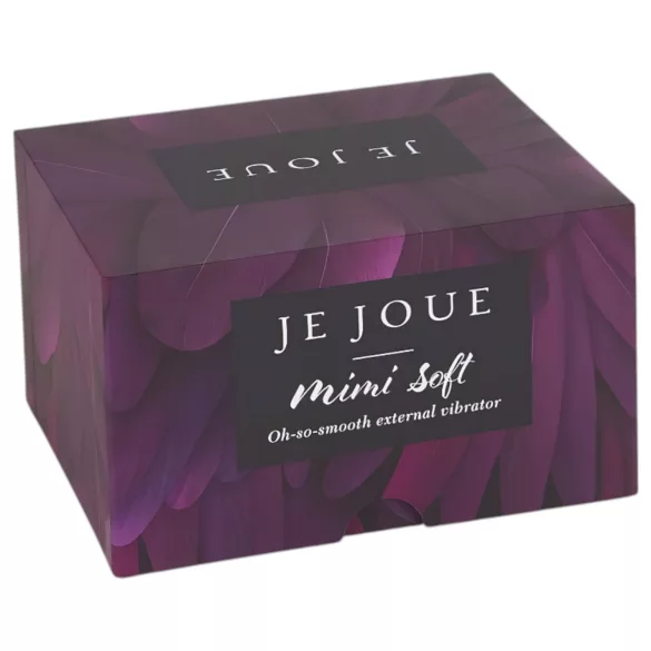 Je Joue Mimi Soft - vibrator clitoridian reîncărcabil, rezistent la apă - negru