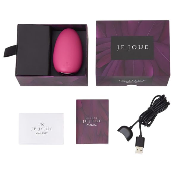 Je Joue Mimi Soft - vibrator clitoral reîncărcabil, impermeabil - roz