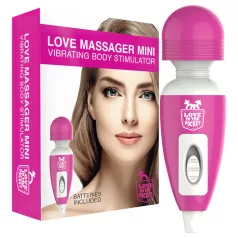 Love Wand - mini vibrator de masaj - compact - roz