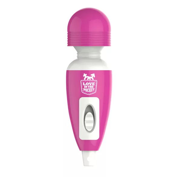 Love Wand - mini vibrator de masaj - compact - roz