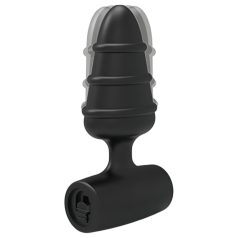 Love Plug - mini vibrator anal (negru) Love Plug - mini vibrator anal (negru)