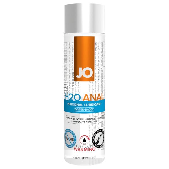 JO H2O Anal Warming - lubrifiant anal încălzitor pe bază de apă (120ml)