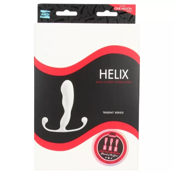Aneros Trident Helix - dildo prostată - stimulare punct P - alb