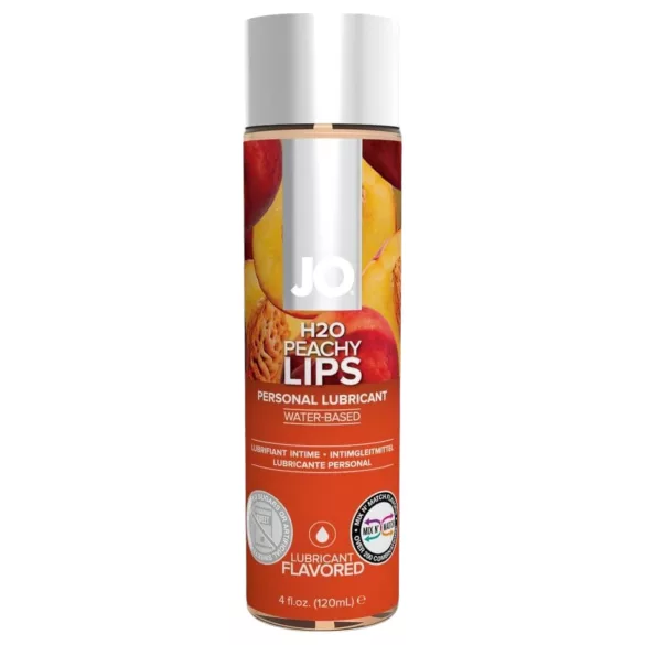 System JO - H2O piersică - lubrifiant pe bază de apă (120 ml)