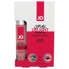   System JO Oral Delight - Lubrifiant răcoritor comestibil - căpșuni (30ml)