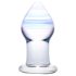 GLAS Amethyst Rain - plută anală din sticlă (lila transparent)