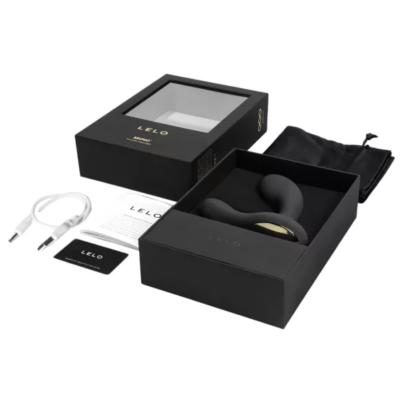 LELO Bruno - vibrator prostată cu 2 motoare - silicon negru