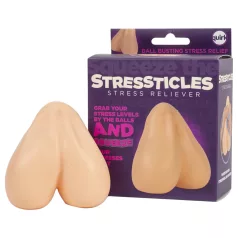 Stressticles - minge antistres - testicule silicon natūral