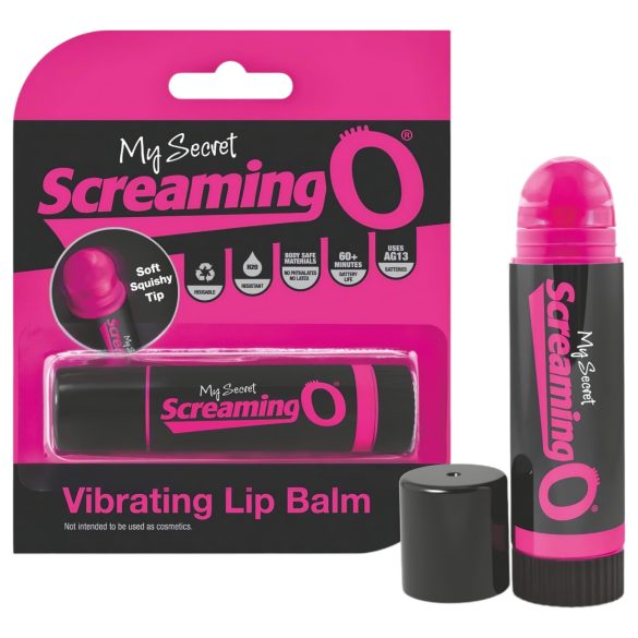 Balsam de buze vibratoare - ruj (negru-roz)