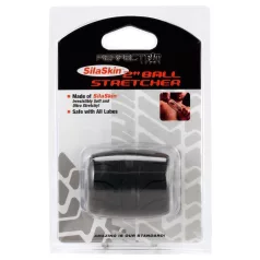 SilaSkin - inel testicular și întinzător - silicon negru