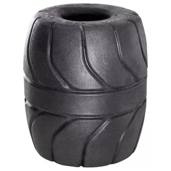 Perfect Fit - Inel și întinzător pentru testicule SilaSkin (negru)