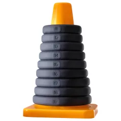  Play Zone - set inel pentru penis și testicule cu extensii - 9 piese