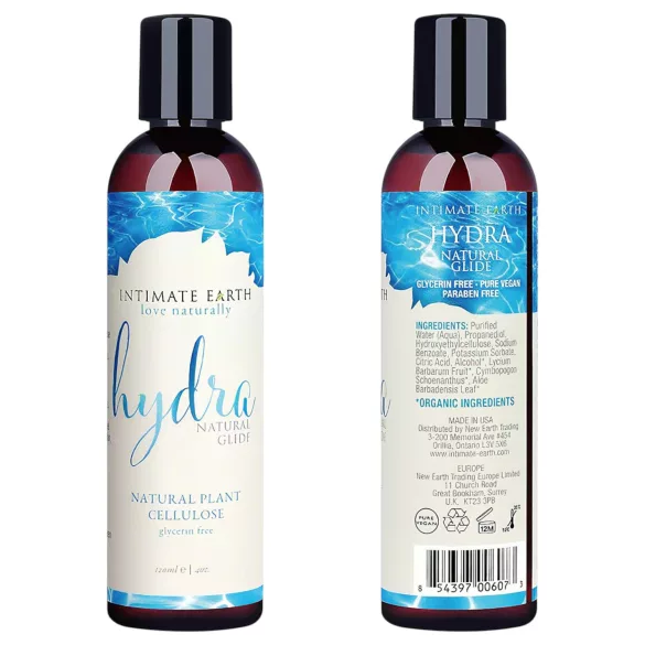 Intimate Earth Hydra Natural - lubrifiant pe bază de apă (120 ml)